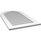 Ekena Millwork Round Top Surface Mount PVC Gable Vent: Non-Functional, w/ 3-1/2"W x 1"P Standard Frame, 24"W x 42"H GVPRT24X4201SN - alternate 2